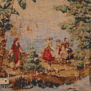 Covington Bosporus Printed Linen Blend Fabric -